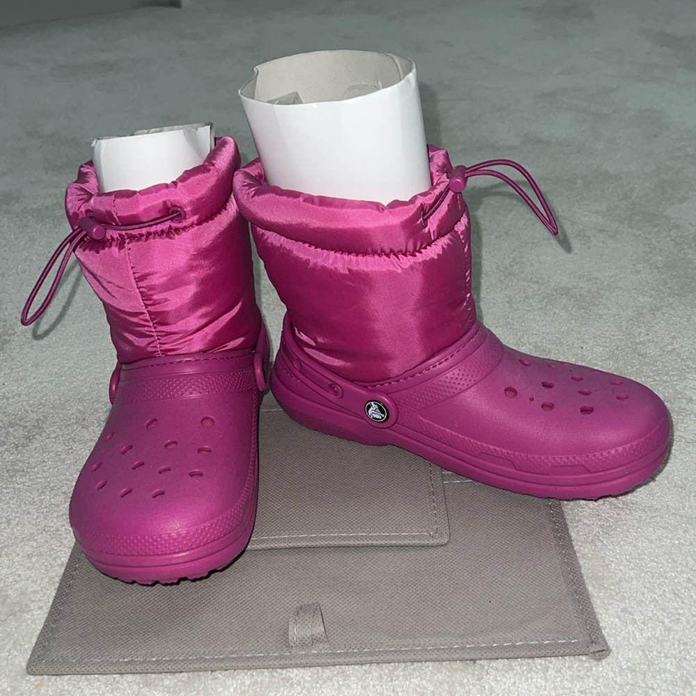 Big Kids Croc winter booties